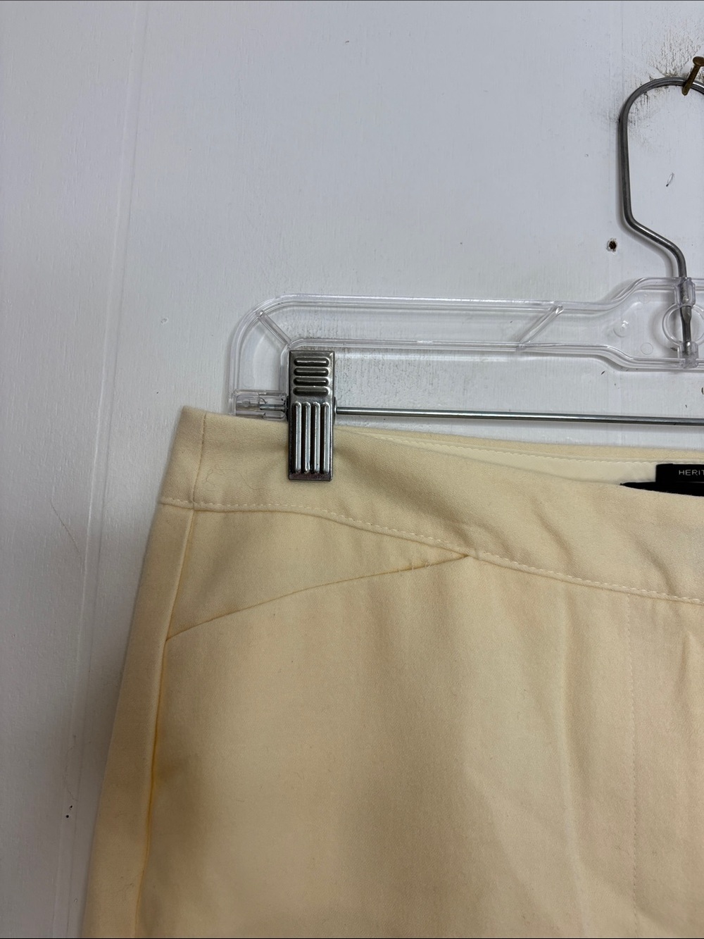 Talbots Pants Womens 6 Heritage Straight Cream Wool Blend career work Office - Picture 3 of 8